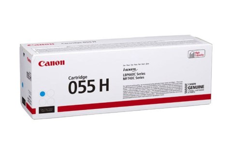 Oryginalny Toner Cyan Canon i-SENSYS LBP660C, MF740C series (CRG055H, CRG-055H, 3019C002)