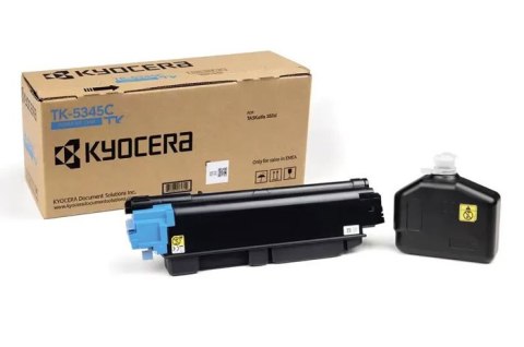Oryginalny Toner Cyan Kyocera TASKalfa 352ci, 352i (TK5345C, TK-5345C, 1T02ZLCNL0)