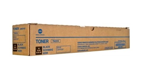 Oryginalny Toner Black Konica Minolta BizHub C 227, 287 (TN221K, TN-221K, A8K3150)