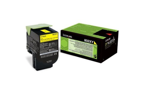 Oryginalny Toner Yellow Lexmark CX510 (80C2XY0)