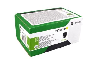 Oryginalny Toner Yellow Lexmark CS730, CS735, CS737, CX730, CX735, CX737 (71C20Y0)