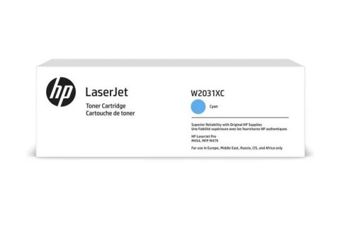 Oryginalny Toner Cyan HP Color LaserJet Color Pro M454, M479, MFP M454, MFP M479, Enterprise M455, MFP M480, Managed E45028, E47