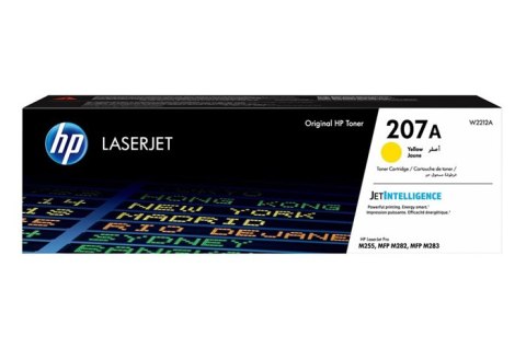 Oryginalny Toner Yellow HP Color LaserJet Pro M255, MFP M282, MFP M283, M283 (207A W2212A)