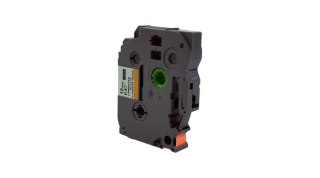 Taśma JetWorld Czarny na Fluorescencyjnym Pomarańczowym Zamiennik Brother 12mm x 8m TZe-B31 (TZEB31, TZB31, TZ-B31, AZE-B31, AZE