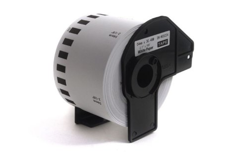 Etykiety JetWorld Zamiennik Brother DK Czarny na Białym 54mm*30.48m bez kleju DK-N55224