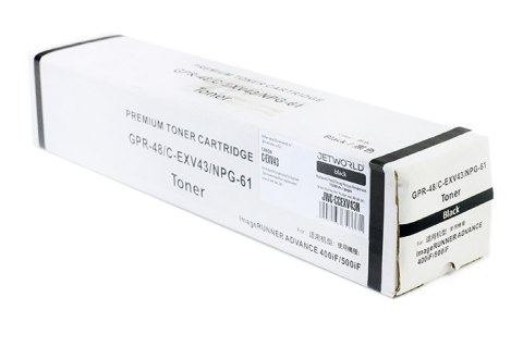 Toner JetWorld Czarny Canon imageRUNNER ADVANCE 400i, Canon imageRUNNER ADVANCE 500i zamiennik C-EXV43 (2788B002)