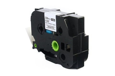 Taśma JetWorld Czarny na Białym Zamiennik Brother 24mm x 1.5m HSe-251 (HSE251, HS-251, HS251, HS2-251, HS2251, HSC-251, HSC251) 