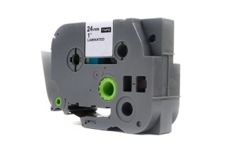 Taśma JetWorld Niebieski na Przezroczystym Zamiennik Brother 24mm x 8m TZe-153 (TZE153, TZ153, TZ-153, AZE-153, AZE153)