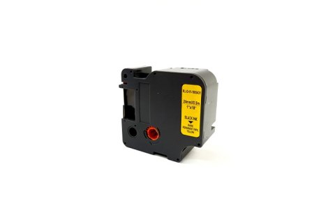 Taśma JetWorld Zamiennik Dymo Rhino Czarny na Żółtym 24mm x 5,5m Winylowa, Vinyl (1805431)