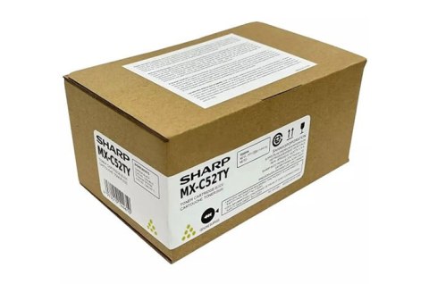 Oryginalny Toner Yellow Sharp MXC428 (MXC52TY, MX-C52TY)